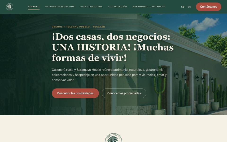 Screenshot of casona 1900