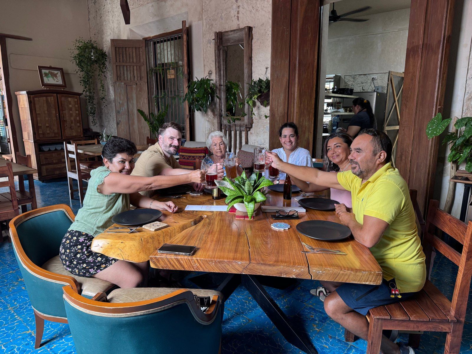 En familia